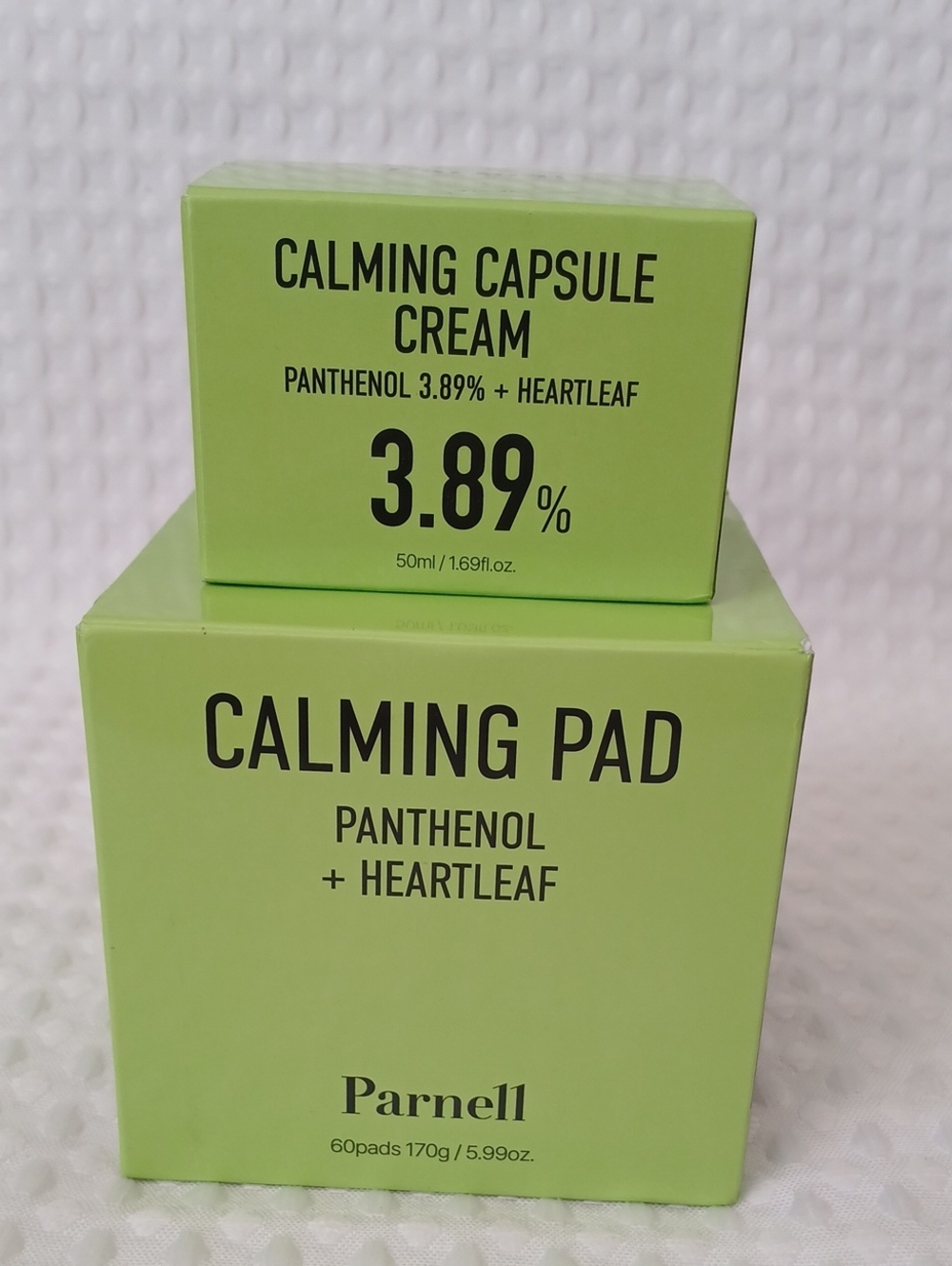 Parnell Calming Pad and Calming Capsule Cream Korean Skin Care 2 pk